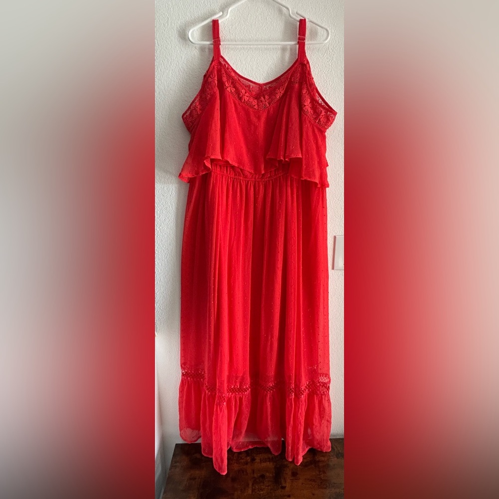 Charming Red Maxi Dress